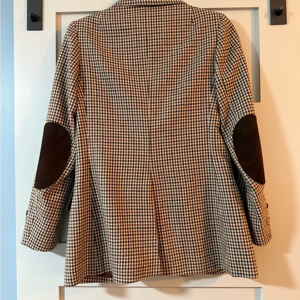 Vintage Evan Picone Women's Houndstooth Blazer and Pant Set - Picture 5 of 16